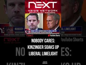 Read more about the article NOBODY CARES: Kinzinger Soaks Up Liberal Limelight #shorts