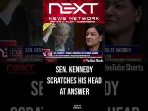 Read more about the article Sen. Kennedy Literally Scratches his Head at Answer #shorts